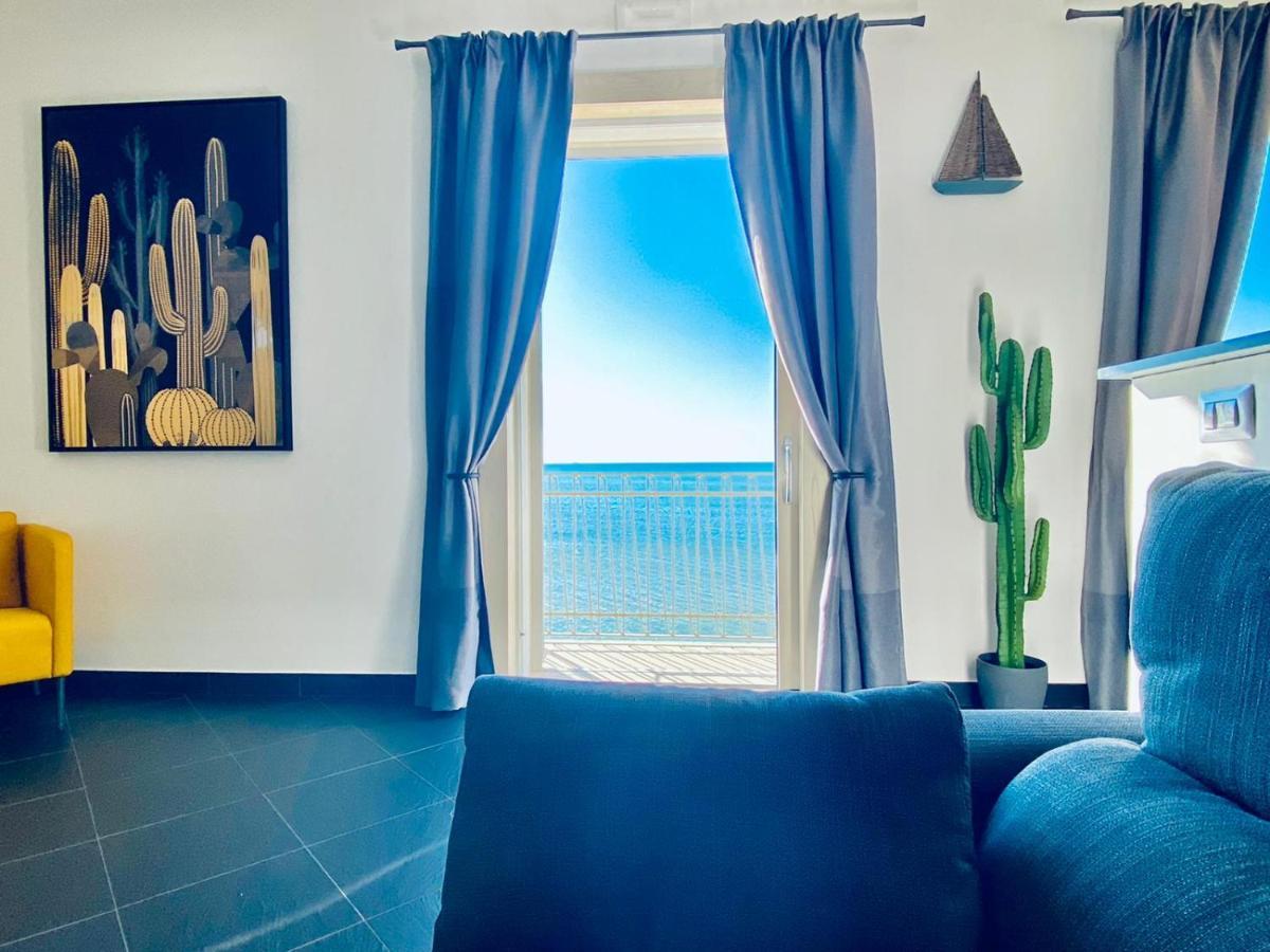 Sea View Apartment 5 Mt From The Beach Salerno Eksteriør bilde